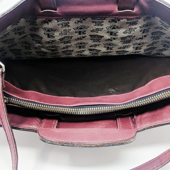 Vintage Bags Vintage Crossbody Drop Handle Briefcase Maroon Red Poshmark